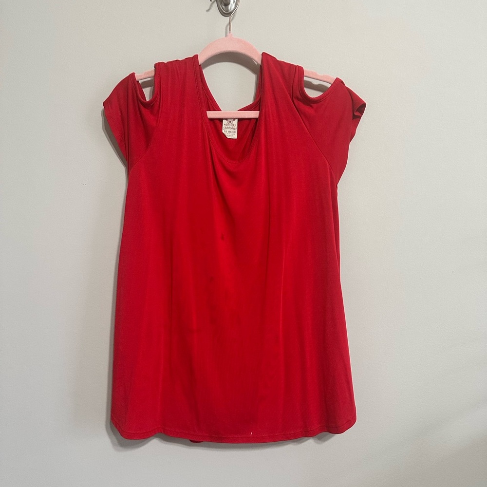 Faded Glory Red Women's Blouse